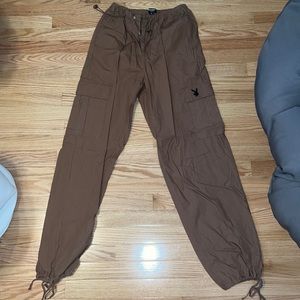 PACSUN PLAYBOY BROWN CARGO PANTS
